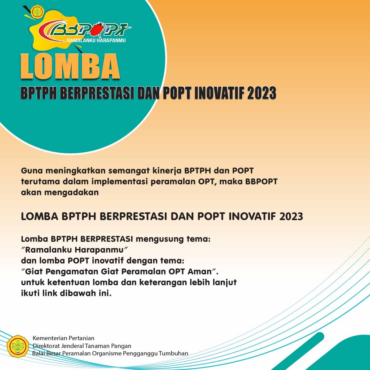 LOMBA BPTPH BERPRESTASI DAN POPT INOVATIF 2023