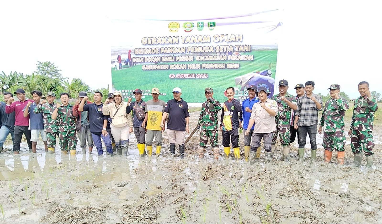 AWAL TAHUN BARU KEMENTAN TANCAP GAS, SATGAS RIAU TERUS BEKERJA WUJUDKAN SWASEMBADA