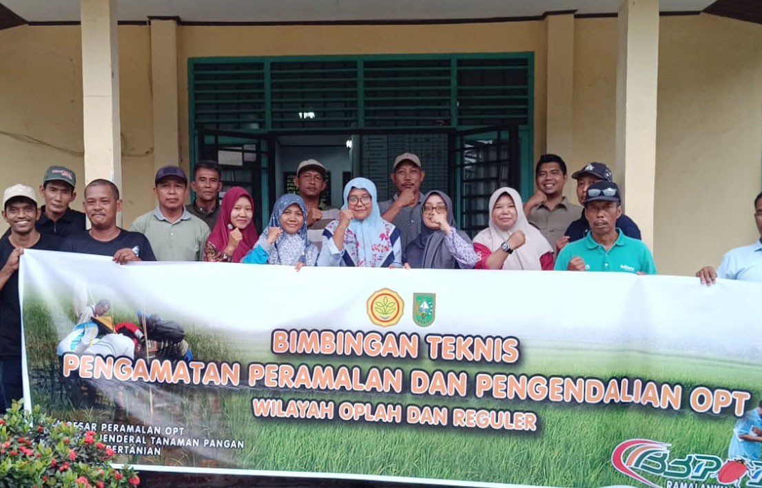 KEMENTAN GELAR BIMTEK P3OPT PADI DI SIAK, DUKUNG SWASEMBADA DAN KETAHANAN PANGAN NASIONAL